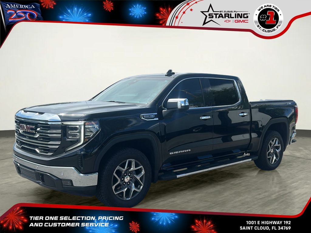 Onyx Black 2022 GMC Sierra 1500 Pickup Truck Four-Wheel Drive Automatic