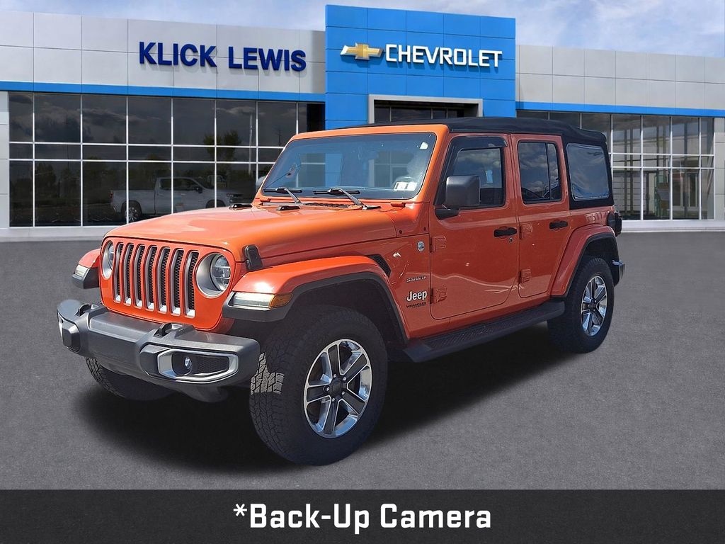 2018 Jeep Wrangler Unlimited Sahara Orange at Subaru and VW of Moon Township