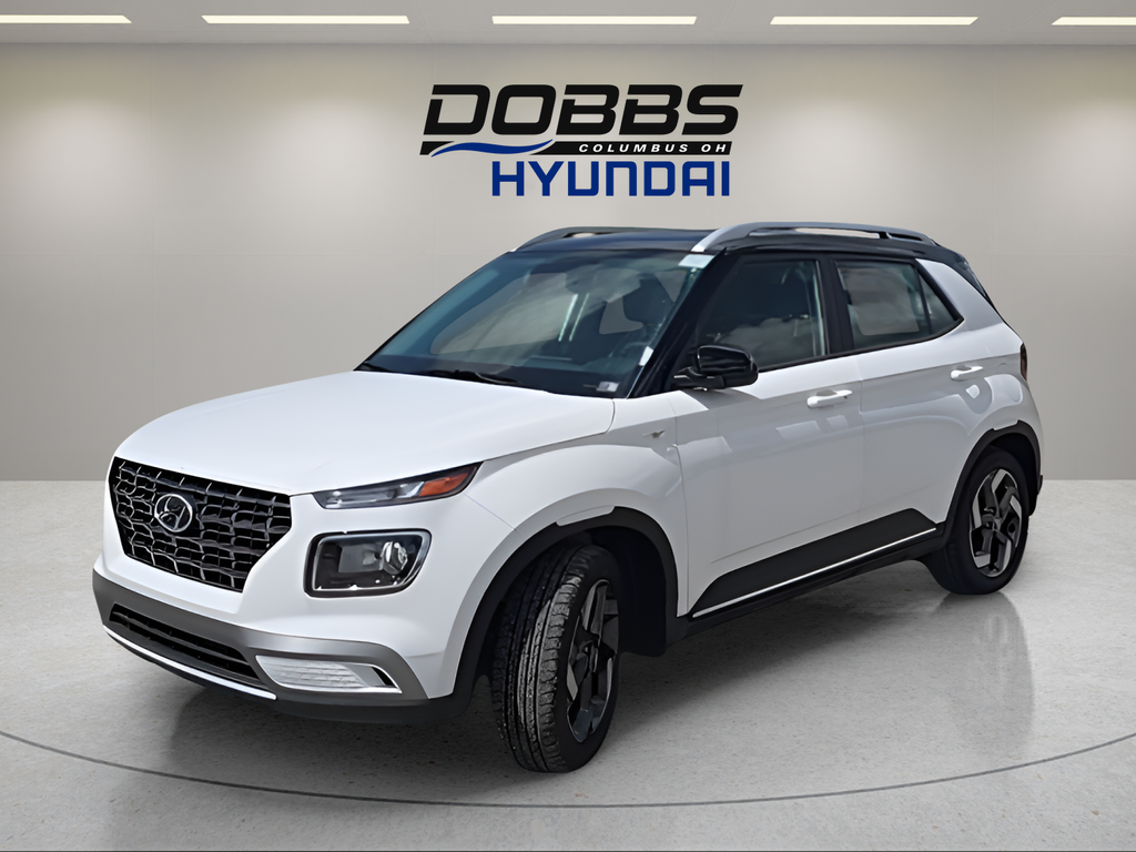Lunar White w/Black Roof 2026 Hyundai Venue SUV / Crossover Front-Wheel Drive Continuously Variable Transmission