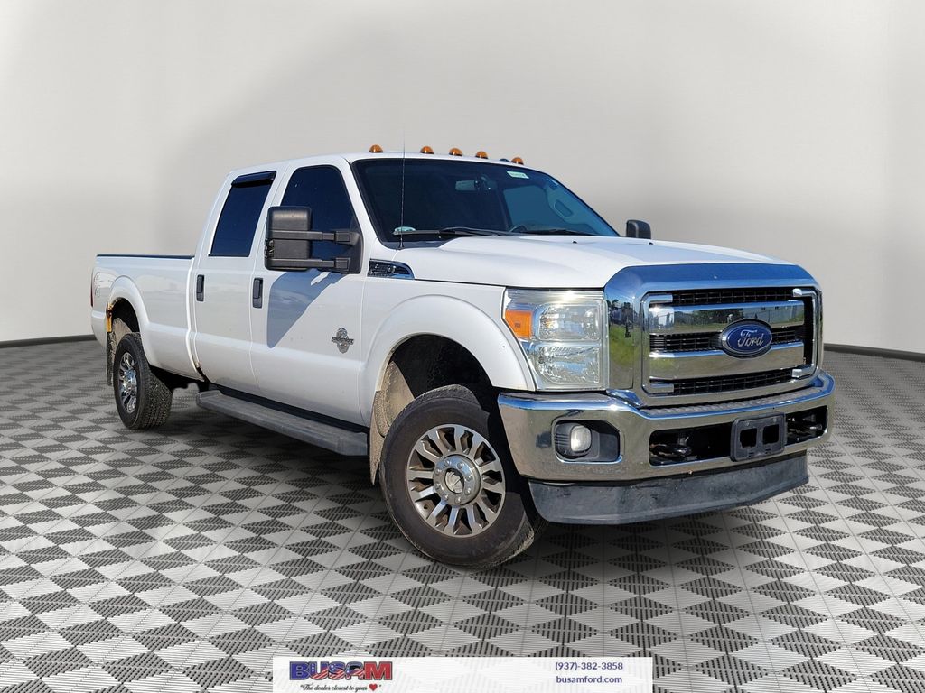 Oxford White 2012 Ford F-250 Super Duty Pickup Truck Four-Wheel Drive 6-Speed Automatic Overdrive
