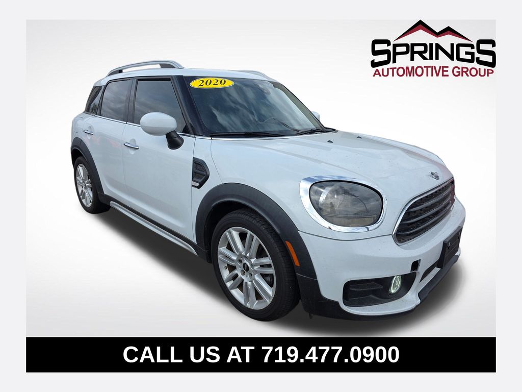 Light White 2020 MINI Countryman SUV / Crossover Front-Wheel Drive Automatic