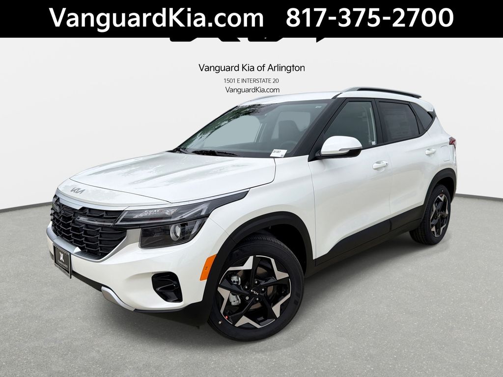 Snow White Pearl 2026 Kia Seltos SUV / Crossover Front-Wheel Drive Continuously Variable Transmission
