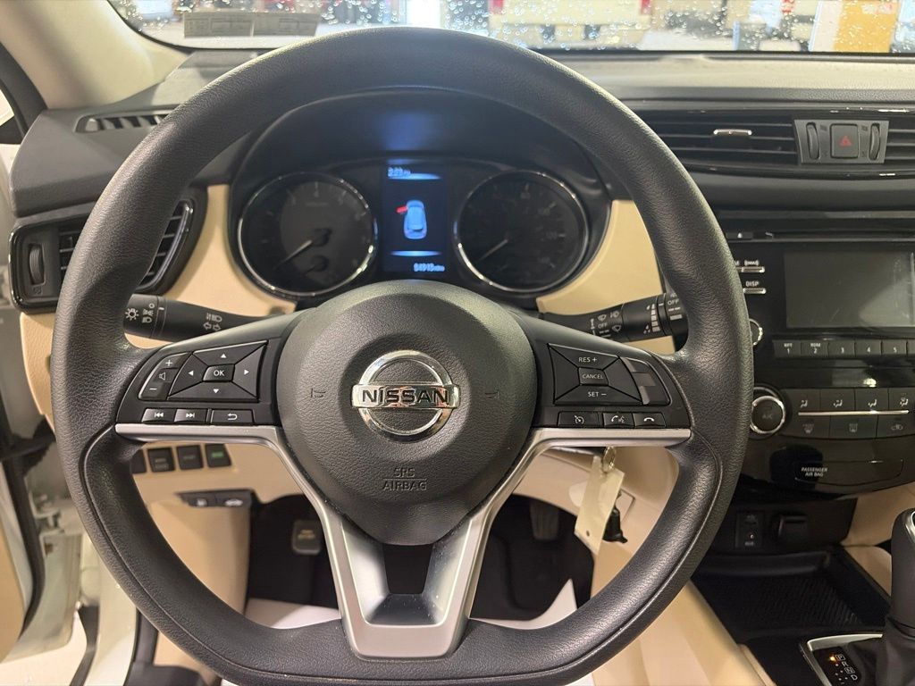 2017 Nissan Rogue S White at Sutliff Volkswagen