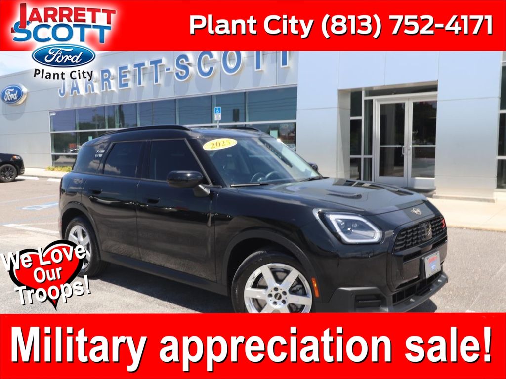 Midnight Black 2025 MINI Countryman Cooper S ALL4 SUV / Crossover All-Wheel Drive 7-Speed Automatic