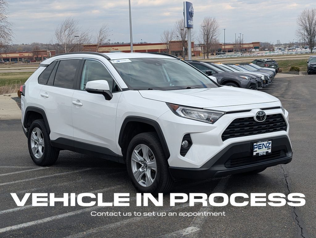 Super White 2020 Toyota RAV4 XLE AWD SUV / Crossover All-Wheel Drive 8-Speed Automatic