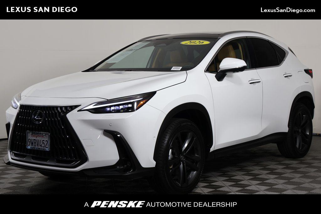 Ultra White 2026 Lexus NX Hybrid SUV / Crossover All-Wheel Drive Continuously Variable Transmission