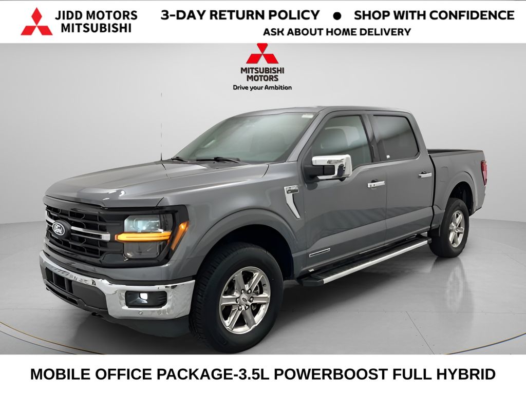 Gray Metallic 2024 Ford F-150 Pickup Truck Four-Wheel Drive Automatic