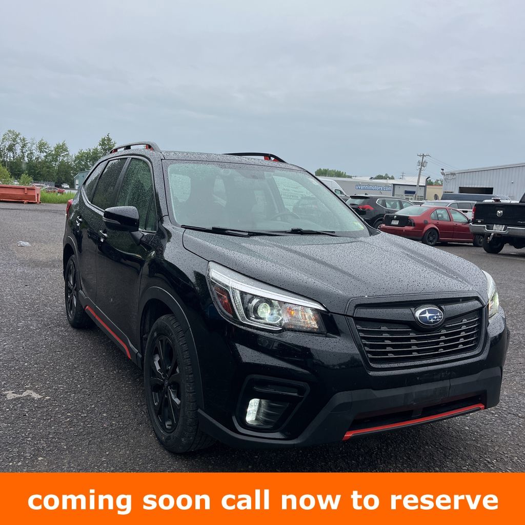 Crystal Black Silica 2019 Subaru Forester SUV / Crossover All-Wheel Drive Continuously Variable Transmission