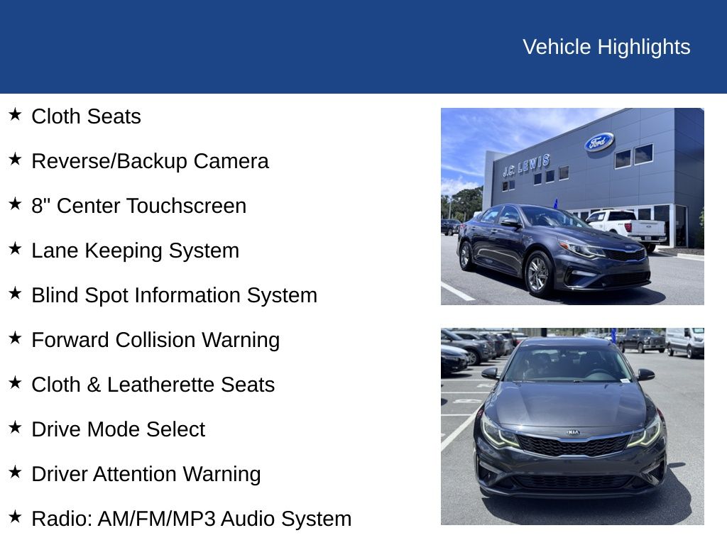 2019 Kia Optima LX