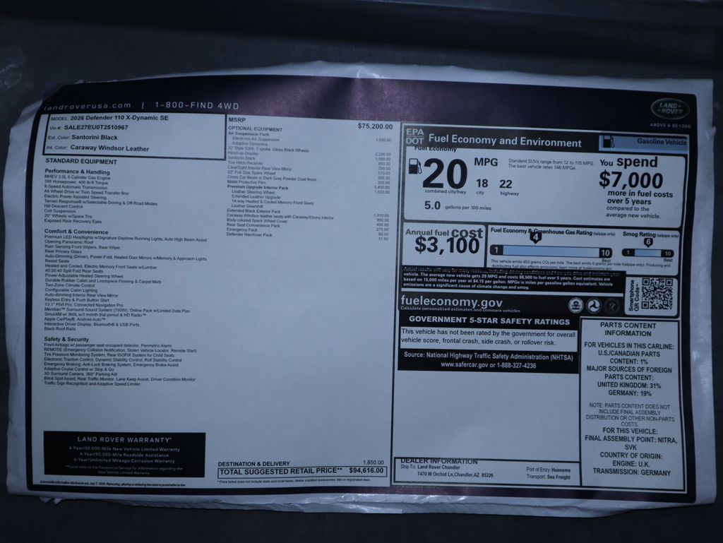 Thumbnail: 2026 Land Rover Defender - 9