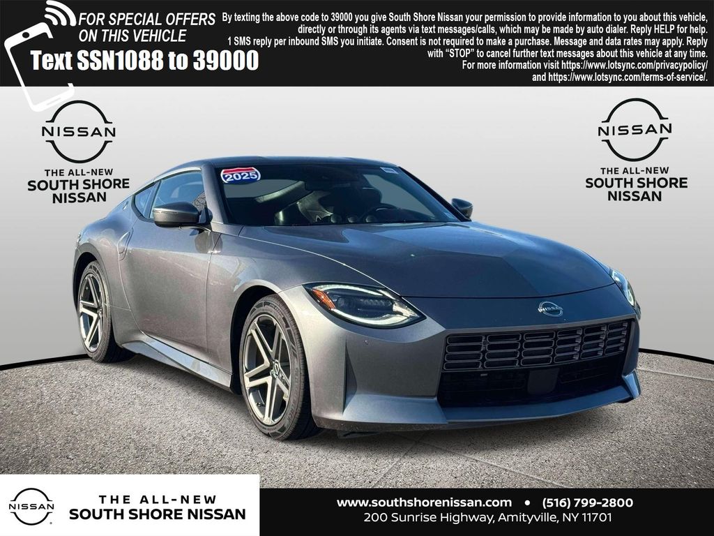 Gray (Gun Metallic) 2025 Nissan Z Sport RWD Coupe Rear-Wheel Drive 9-Speed Automatic