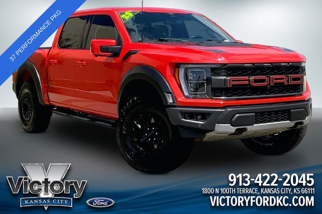 Code Orange Metallic 2023 Ford F-150 Pickup Truck Four-Wheel Drive Automatic