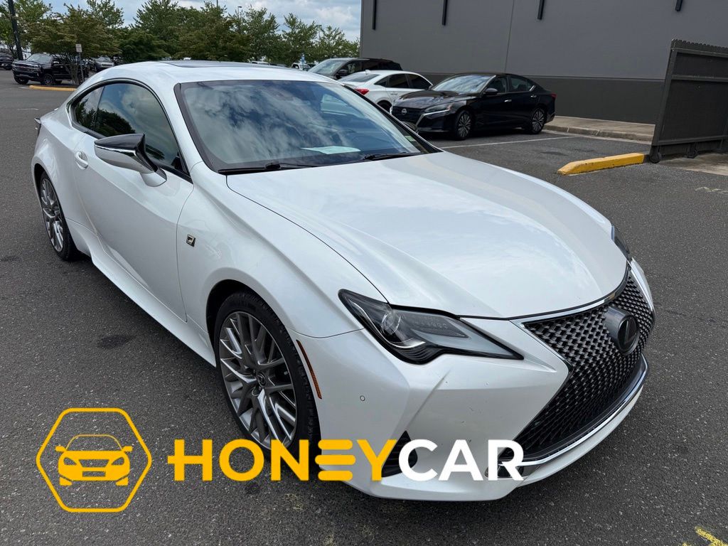 White Pearl 2020 Lexus RC Coupe Rear-Wheel Drive 8-Speed Automatic