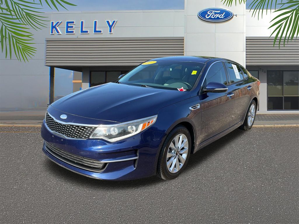 Horizon Blue 2017 Kia Optima Sedan Front-Wheel Drive 6-Speed Automatic