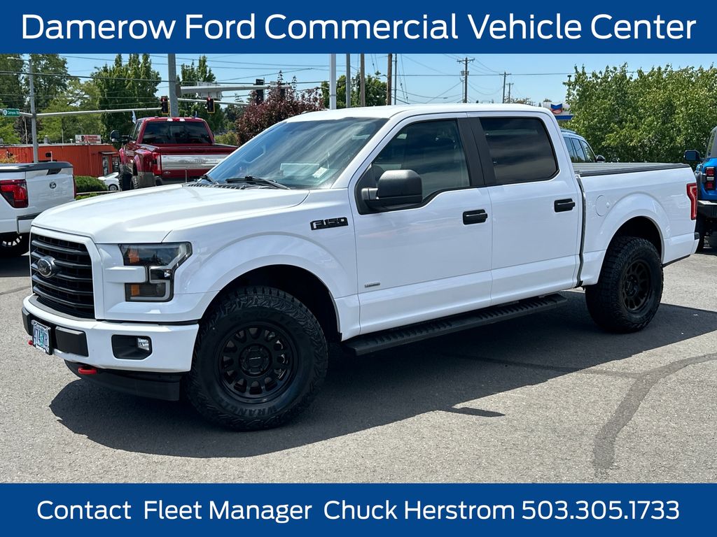 Oxford White 2017 Ford F-150 Pickup Truck Four-Wheel Drive 6-Speed Automatic