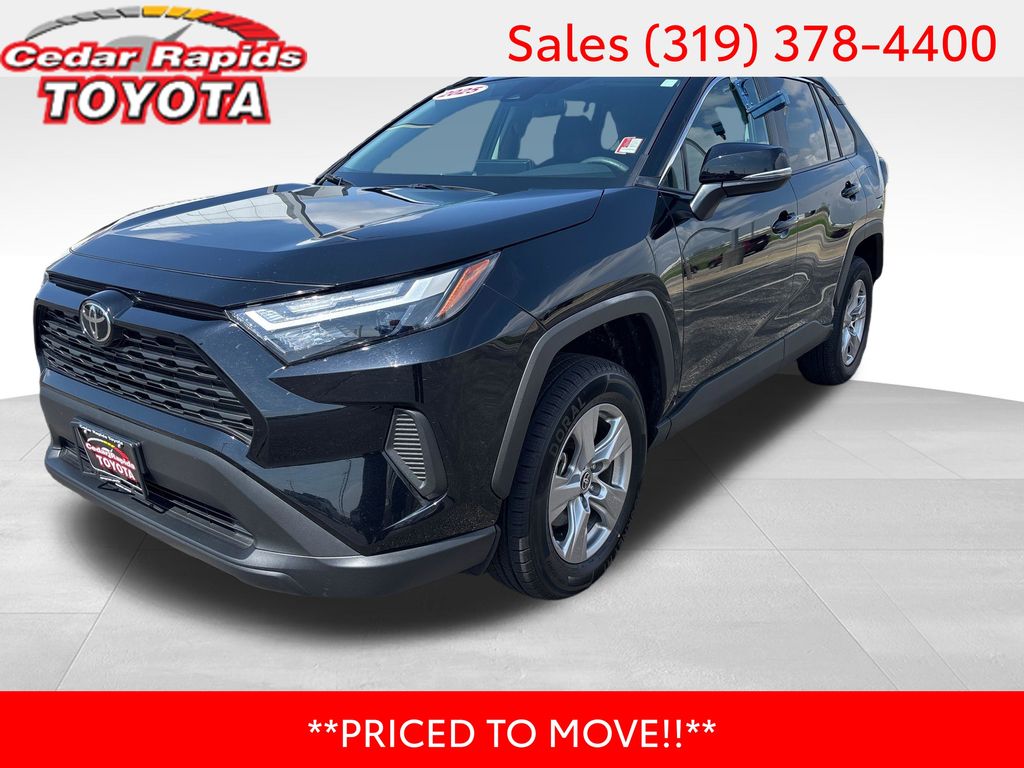 Midnight Black Metallic 2025 Toyota RAV4 SUV / Crossover All-Wheel Drive 8-Speed Automatic