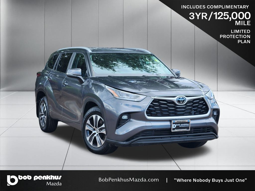 Magnetic Gray Metallic 2023 Toyota Highlander SUV / Crossover All-Wheel Drive 8-Speed Automatic