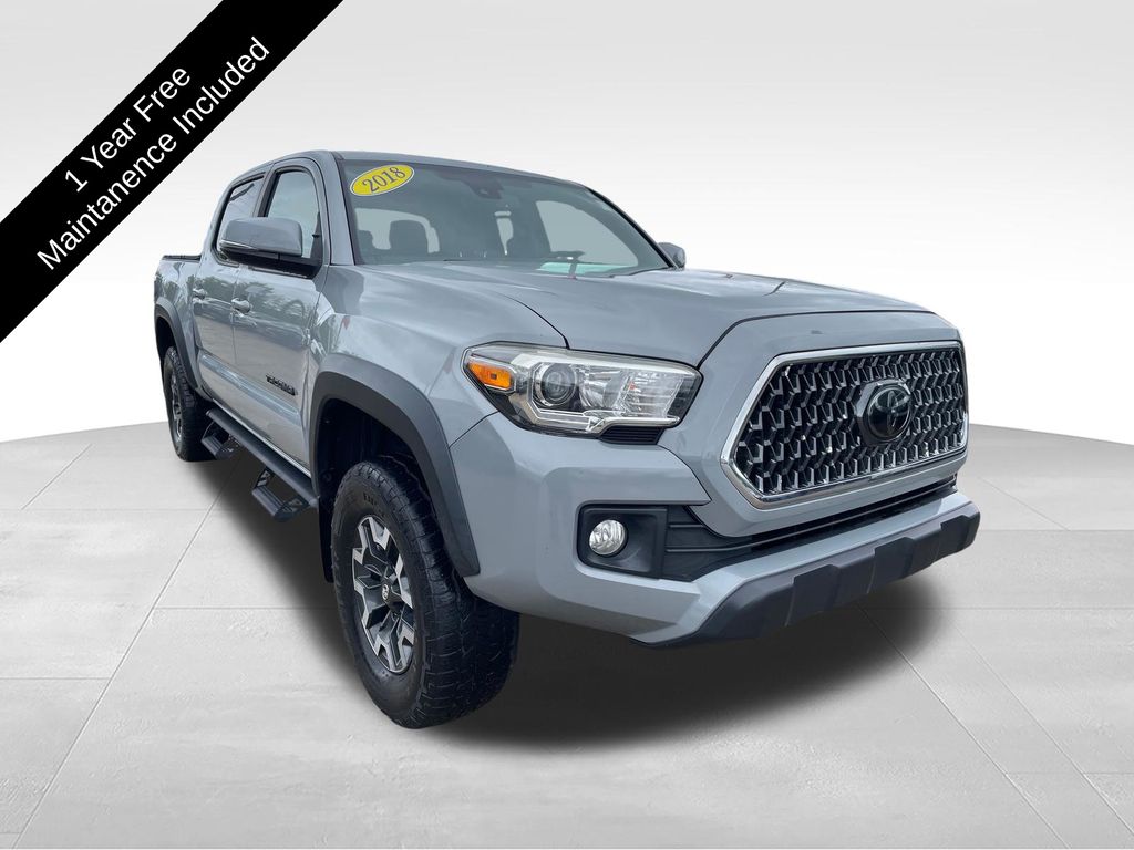 Cement 2018 Toyota Tacoma TRD Off Road Double Cab 4WD Pickup Truck Four-Wheel Drive 6-Speed Automatic