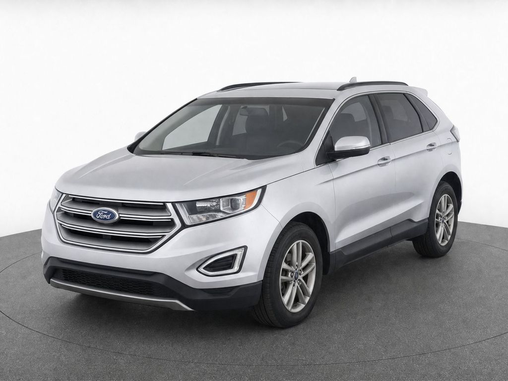 Ingot Silver Metallic 2018 Ford Edge SUV / Crossover Front-Wheel Drive 6-Speed Automatic