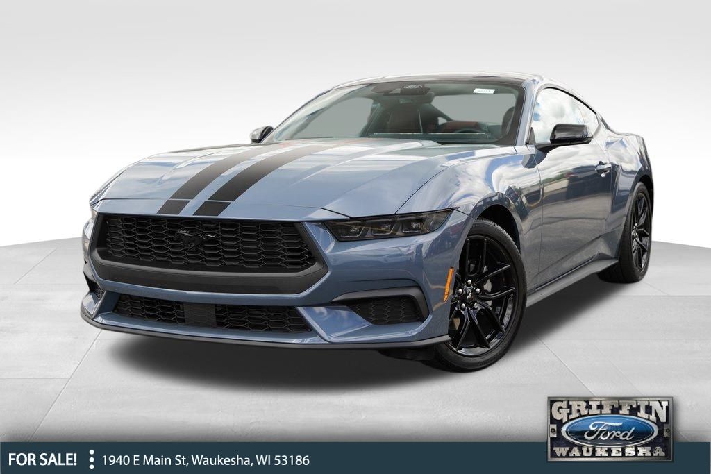 Vapor Blue Metallic 2025 Ford Mustang EcoBoost Premium Fastback RWD Coupe Rear-Wheel Drive Automatic