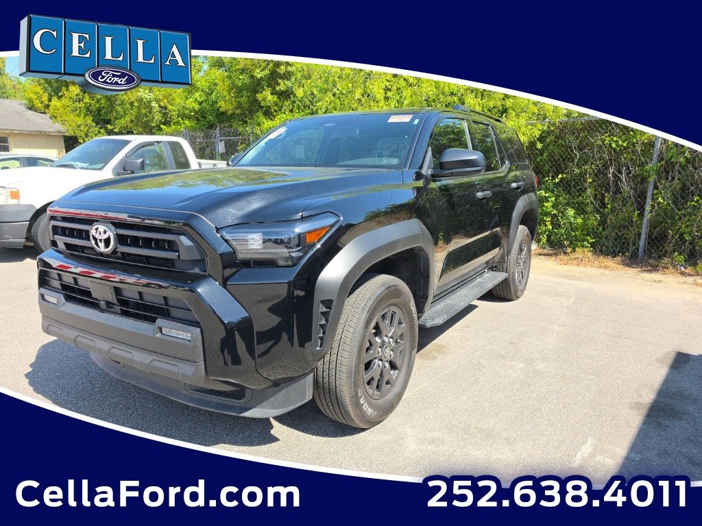Black 2025 Toyota 4Runner SR5 4WD SUV / Crossover Four-Wheel Drive 8-Speed Automatic