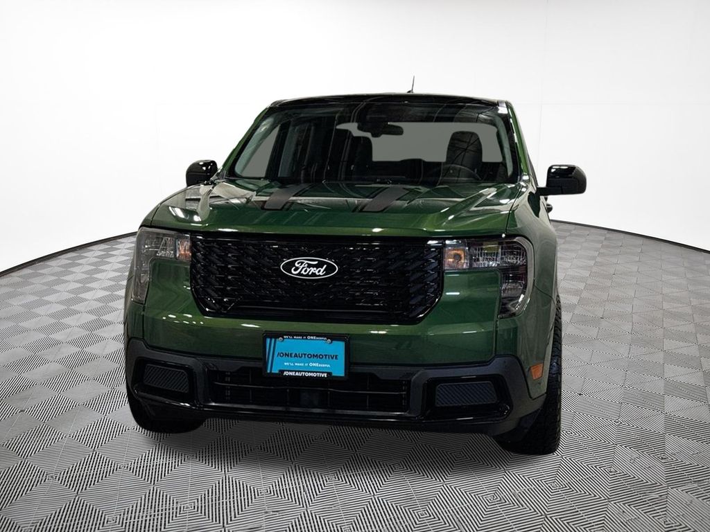 Green 2025 Ford Maverick XLT SuperCrew AWD Pickup Truck All-Wheel Drive Continuously Variable Transmission