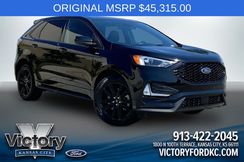 Agate Black Metallic 2024 Ford Edge SUV / Crossover All-Wheel Drive 8-Speed Automatic