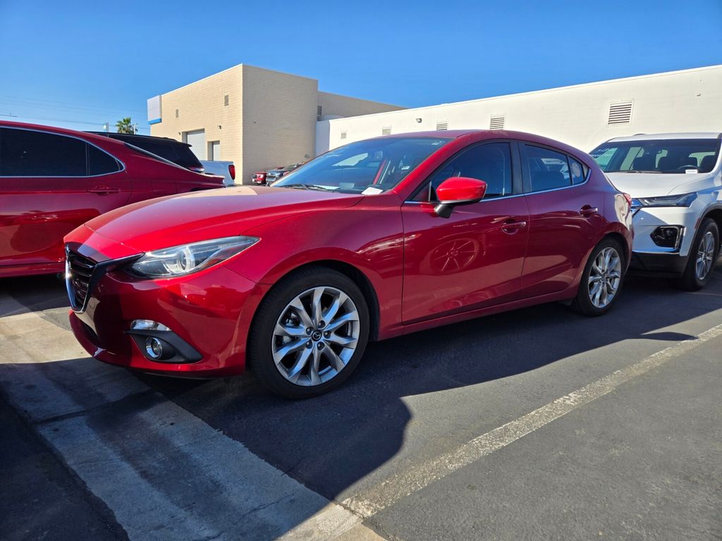 Red Metallic 2015 Mazda MAZDA3 s Grand Touring Hatchback Hatchback Front-Wheel Drive 6-Speed Automatic