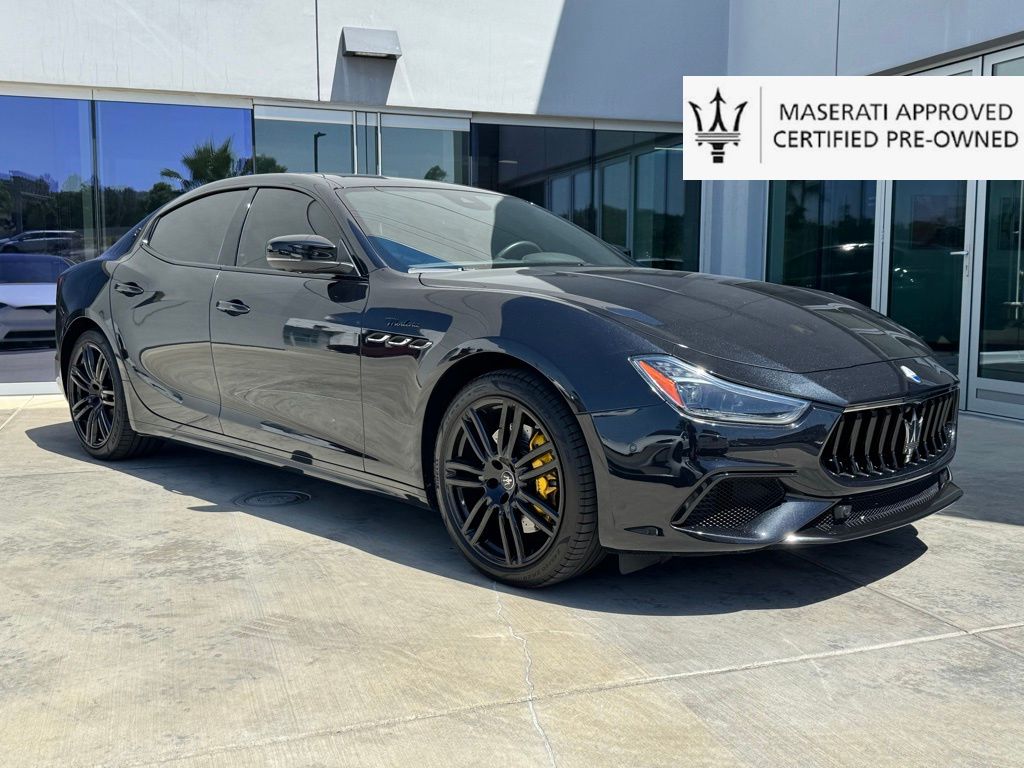 Nero Noctis Black 2023 Maserati Ghibli Sedan Rear-Wheel Drive 8-Speed Automatic