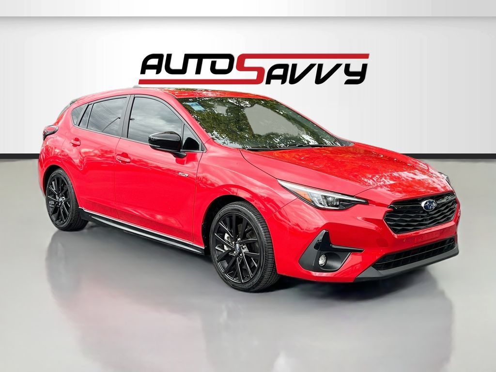 Pure Red 2026 Subaru Impreza Wagon All-Wheel Drive Continuously Variable Transmission