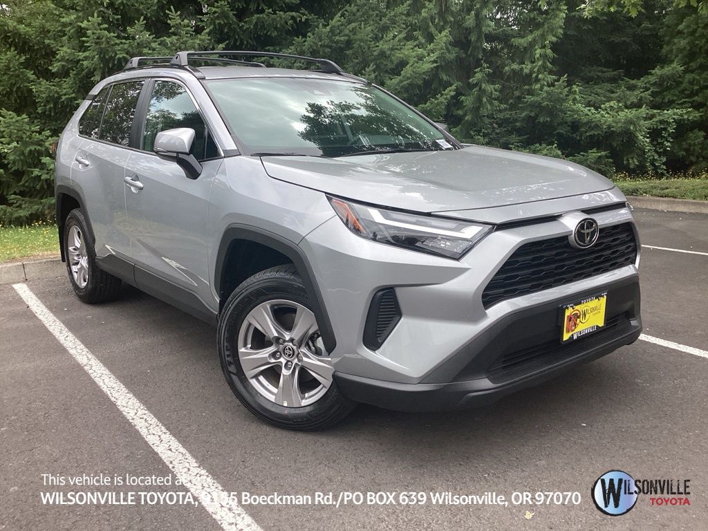 Silver Sky Metallic 2025 Toyota RAV4 SUV / Crossover All-Wheel Drive 8-Speed Automatic
