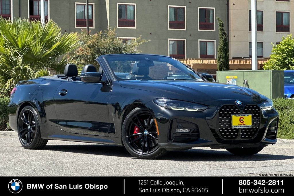 Black Sapphire Metallic 2023 BMW 4 Series 430i Convertible RWD Convertible Rear-Wheel Drive 8-Speed Automatic