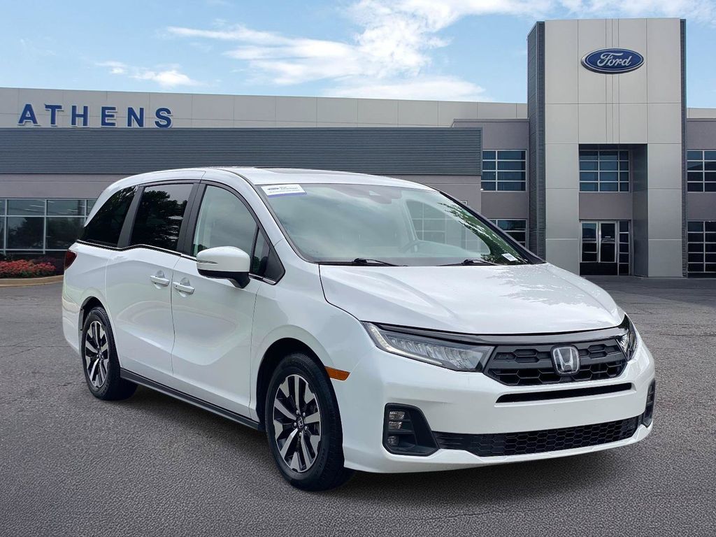 Platinum White Pearl 2025 Honda Odyssey Minivan Front-Wheel Drive Automatic