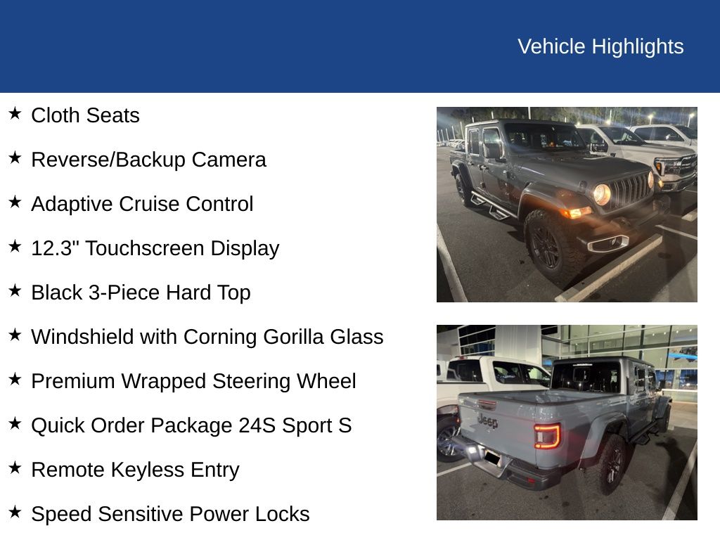2024 Jeep Gladiator Sport S