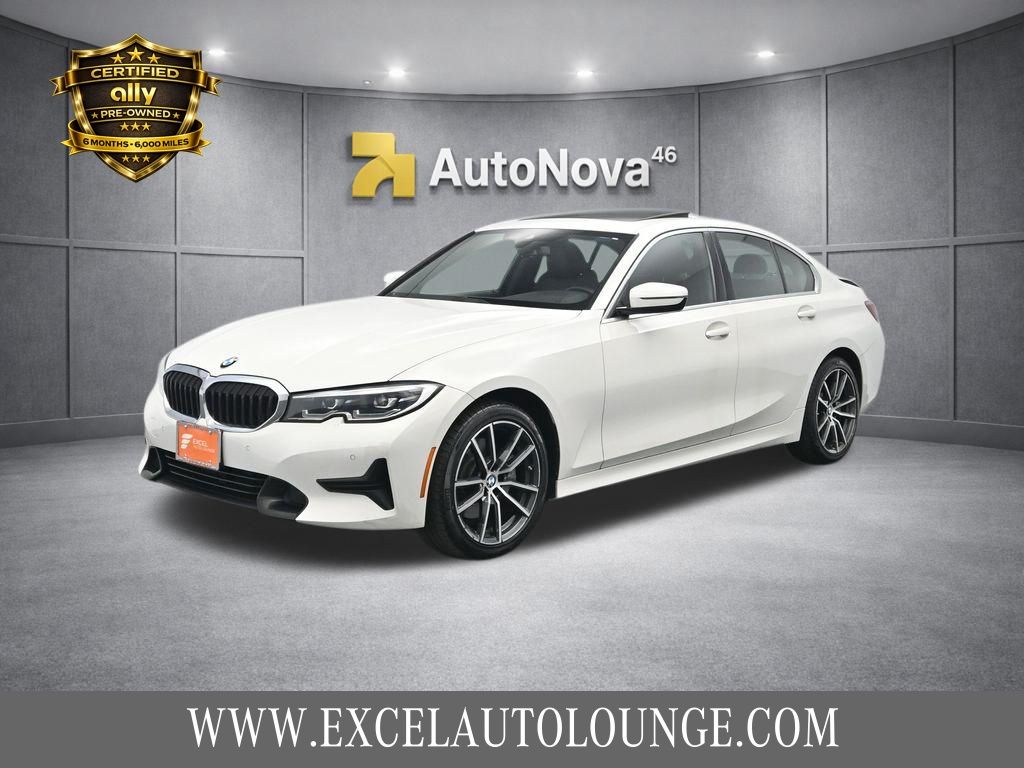 Alpine White 2019 BMW 3 Series Sedan All-Wheel Drive 8-Speed Automatic