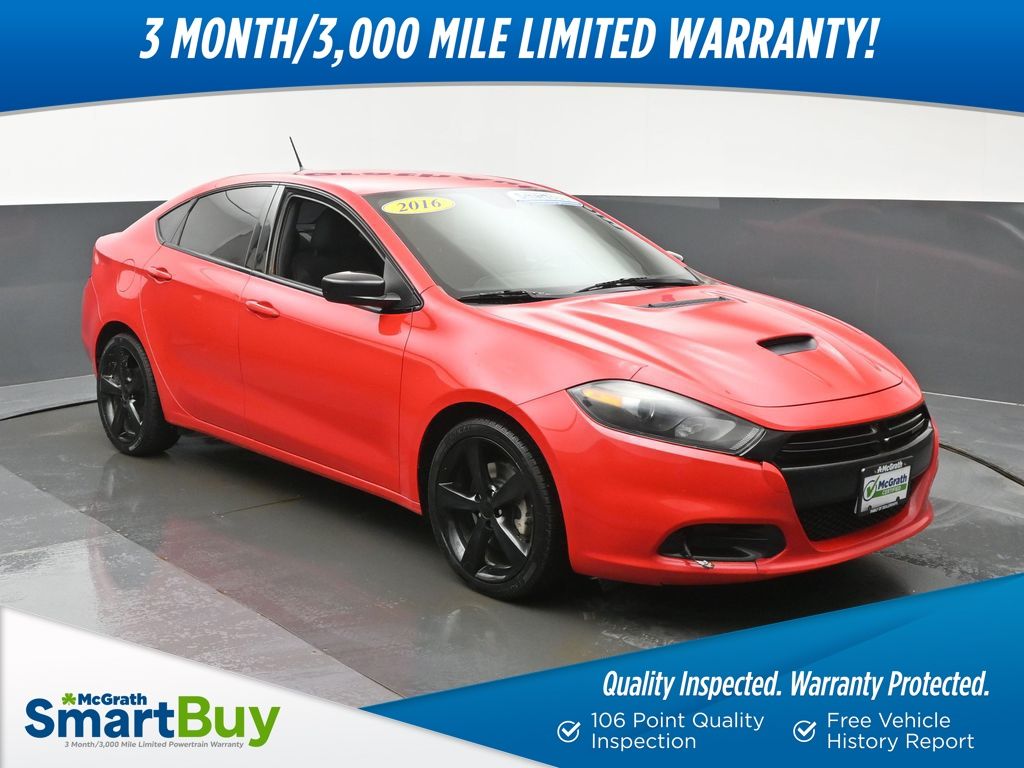 Torred 2016 Dodge Dart SXT FWD Sedan Front-Wheel Drive 6-Speed Automatic