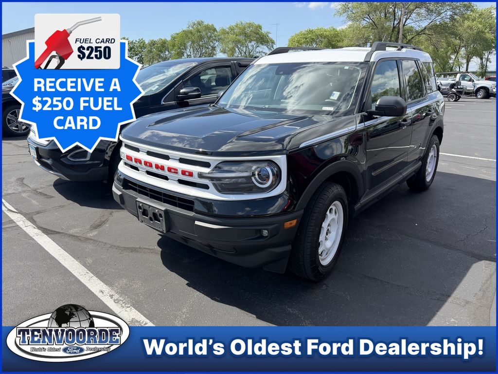 Shadow Black 2023 Ford Bronco Sport SUV / Crossover All-Wheel Drive 8-Speed Automatic