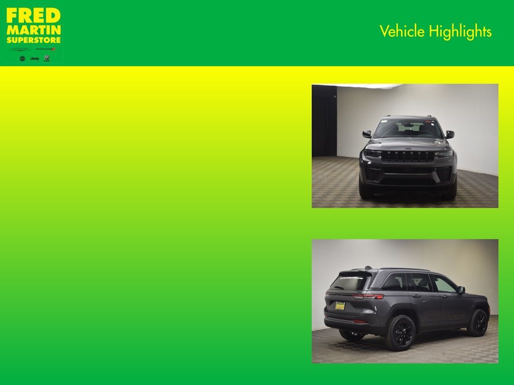 new 2026 Jeep Grand Cherokee car, priced at $40,069
