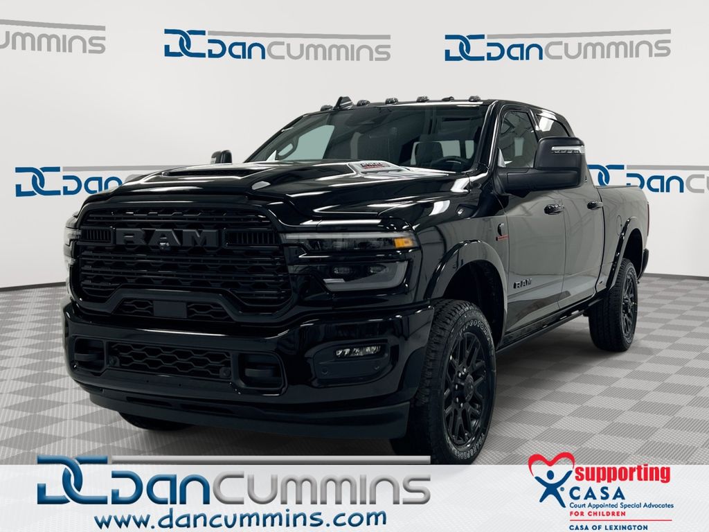 Diamond Black Crystal Pearlcoat 2026 RAM 2500 Pickup Truck Four-Wheel Drive 8-Speed Automatic