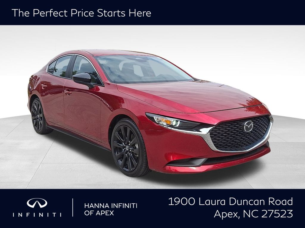 Soul Red Crystal Metallic 2024 Mazda MAZDA3 Sedan Front-Wheel Drive 6-Speed Automatic