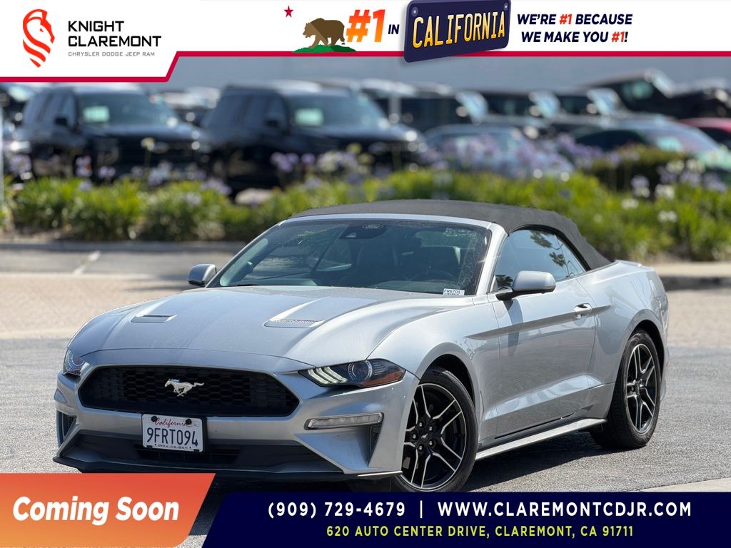 Silver Metallic 2023 Ford Mustang EcoBoost Premium Convertible RWD Convertible Rear-Wheel Drive Automatic