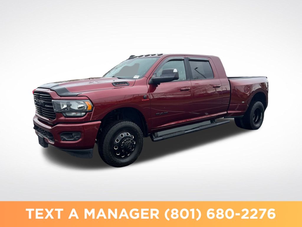 Delmonico Red Pearlcoat 2021 RAM 3500 Big Horn Mega Cab DRW 4WD Pickup Truck Four-Wheel Drive 6-Speed Automatic