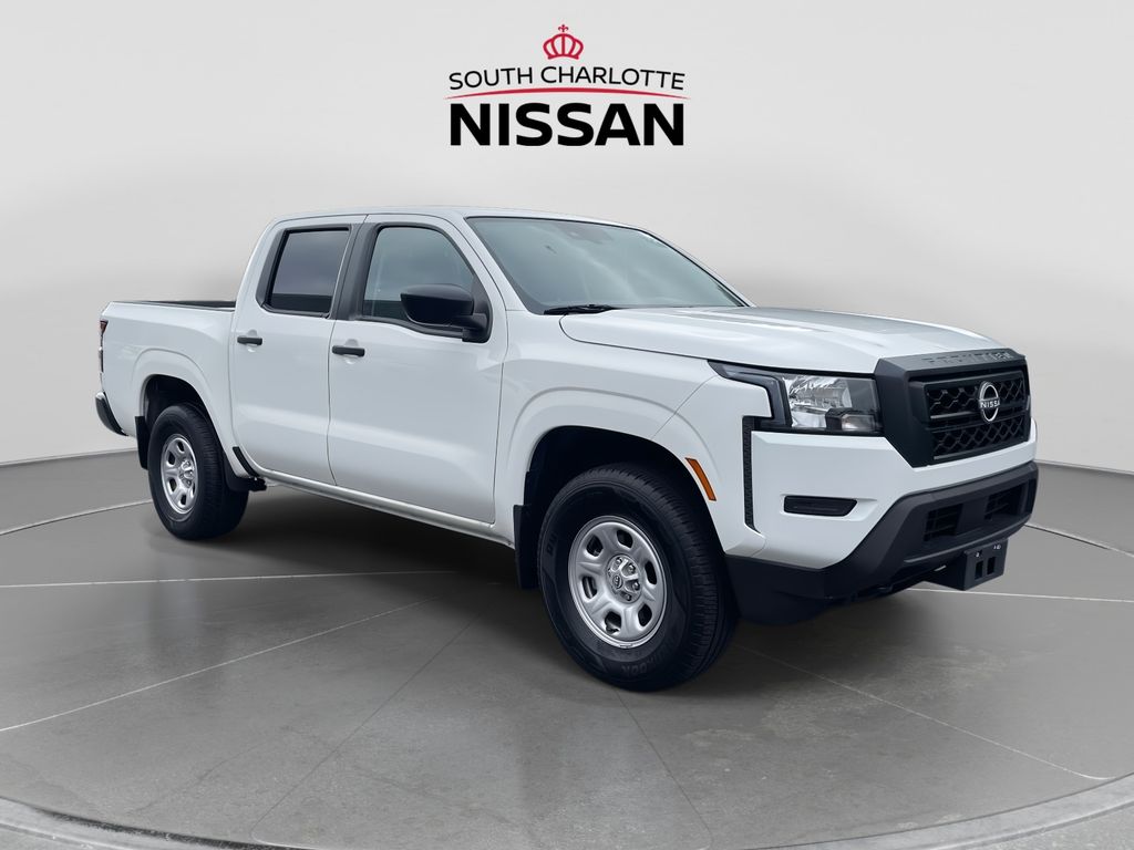 White 2024 Nissan Frontier Pickup Truck Four-Wheel Drive 9-Speed Automatic Overdrive