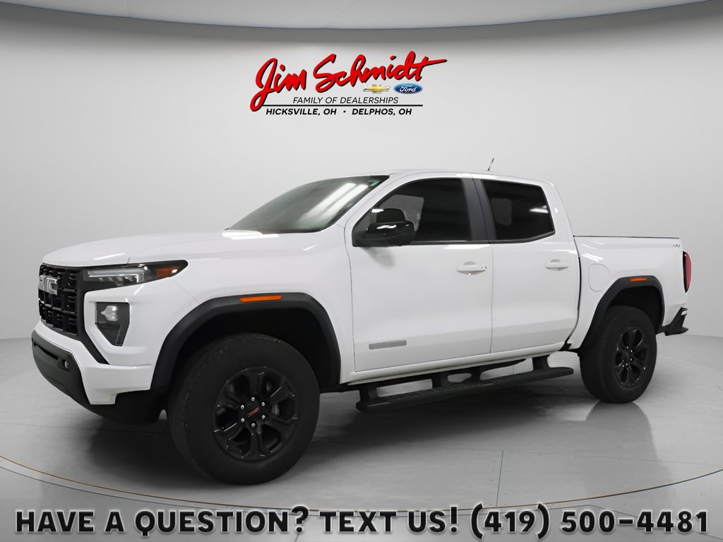 Summit White 2025 GMC Canyon Pickup Truck Four-Wheel Drive 8-Speed Automatic