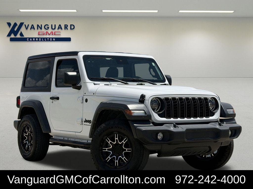 Bright White Clearcoat 2024 Jeep Wrangler SUV / Crossover Four-Wheel Drive 8-Speed Automatic