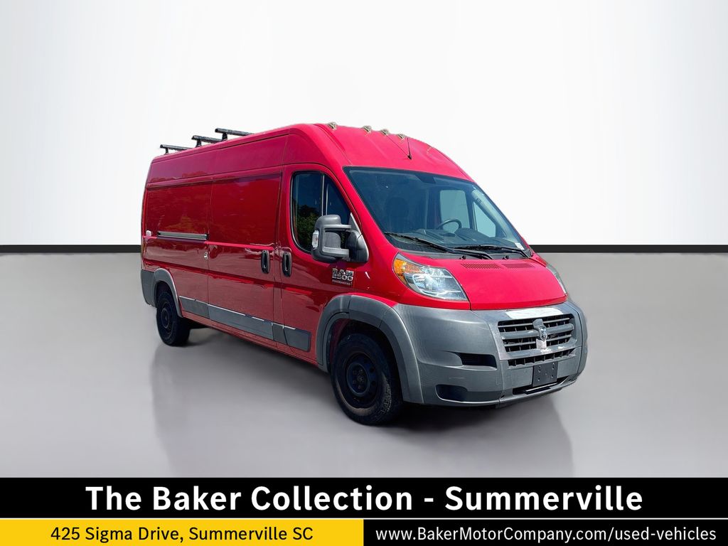 Flame Red Clearcoat 2014 RAM ProMaster Van Front-Wheel Drive 6-Speed Automatic