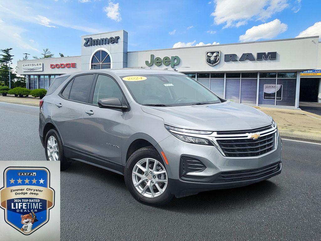 Sterling Gray Metallic 2024 Chevrolet Equinox LS FWD with 1LS SUV / Crossover Front-Wheel Drive 6-Speed Automatic Overdrive