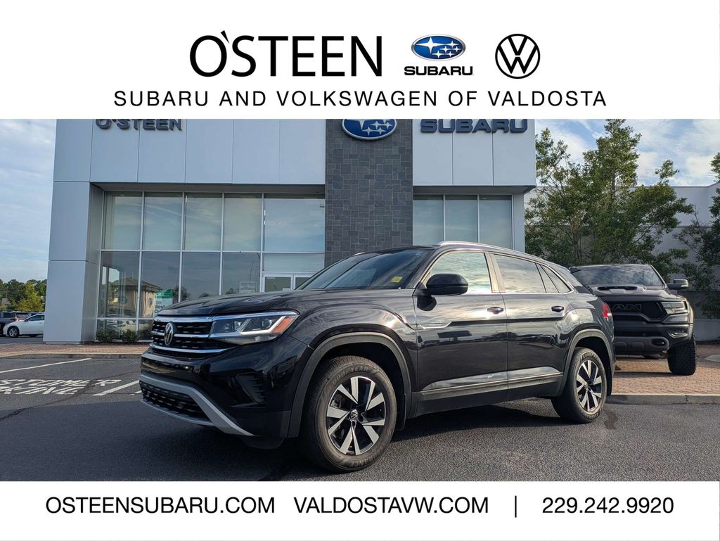 Deep Black 2022 Volkswagen Atlas Cross Sport SUV / Crossover Front-Wheel Drive 8-Speed Automatic