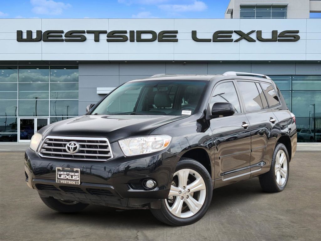 Black 2010 Toyota Highlander Limited SUV / Crossover Front-Wheel Drive 5-Speed Automatic Overdrive