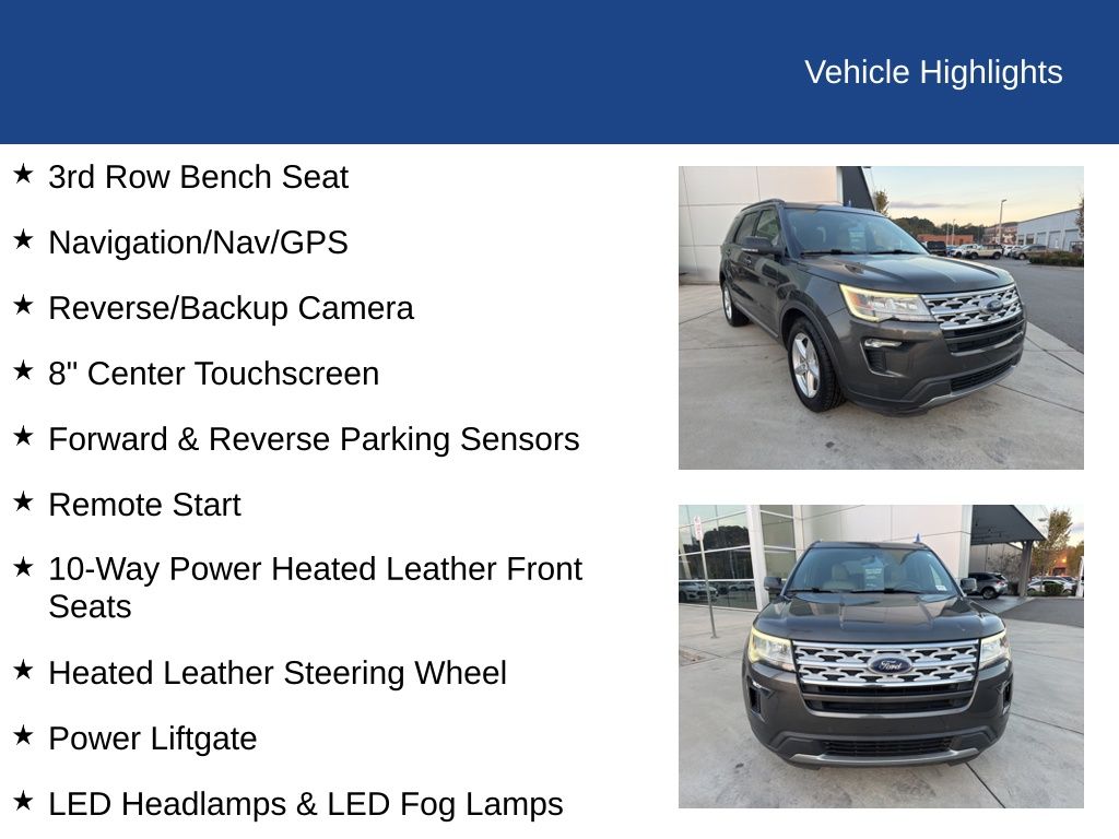 2018 Ford Explorer XLT